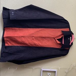 Suede button up